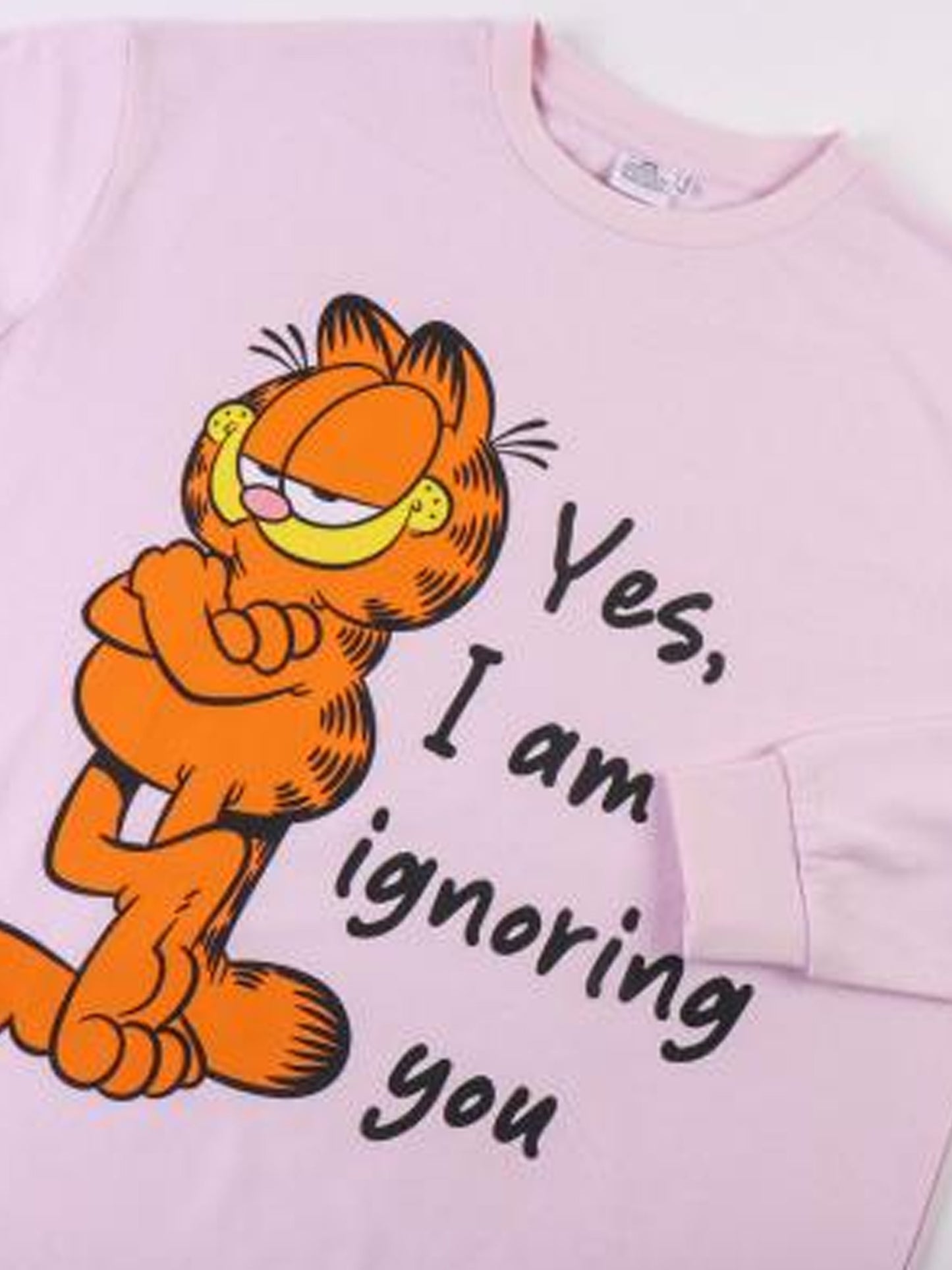 Pijama Largo Cotton Brushed Garfield