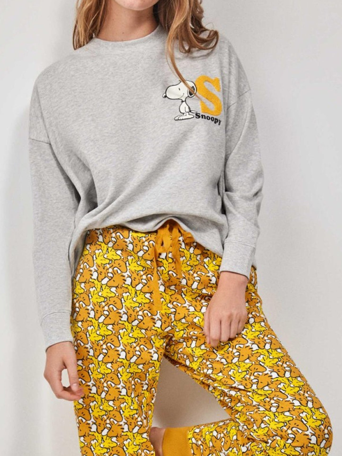 Pijama de Snoopy Gisela con tejido felpado