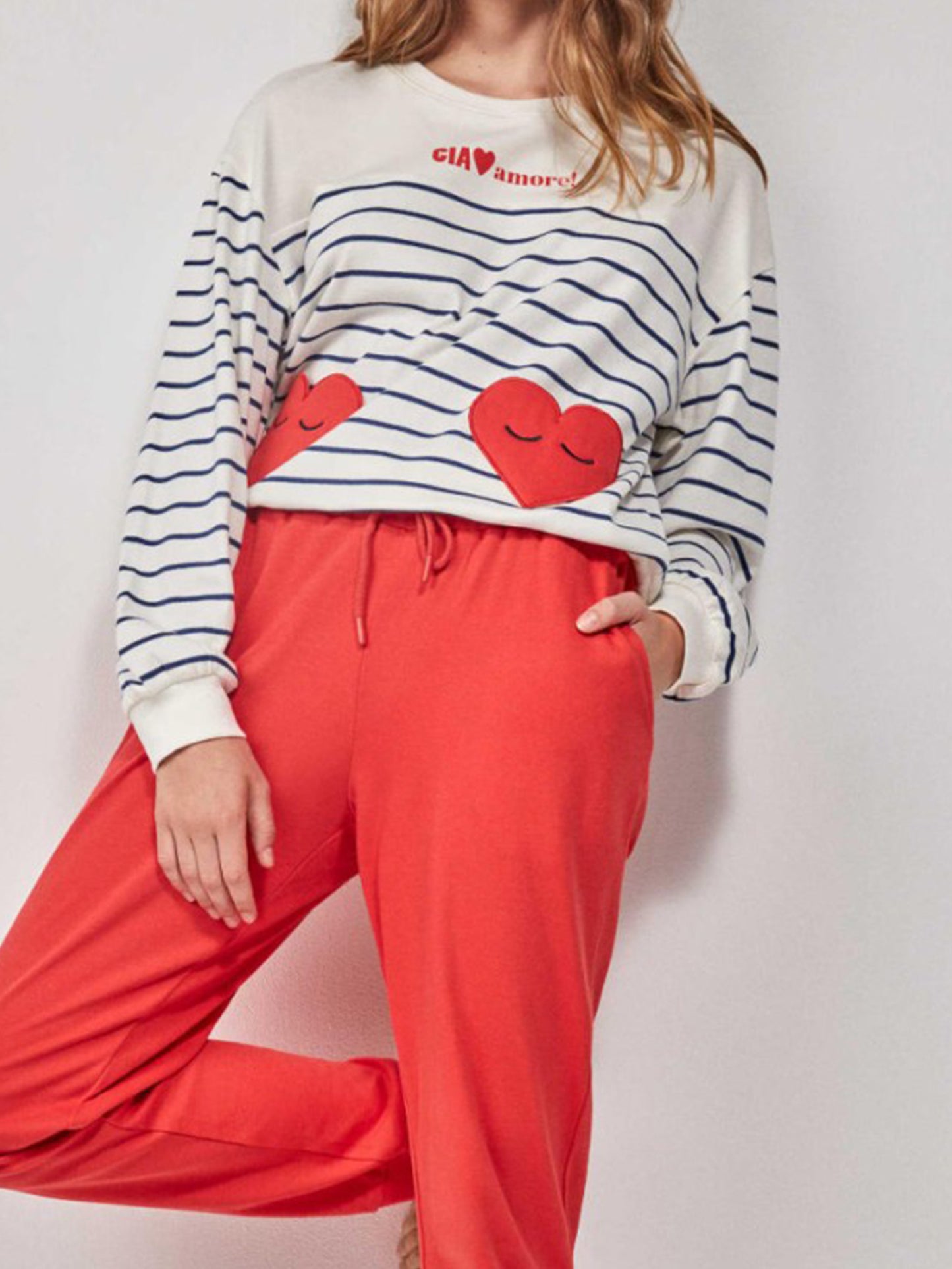 Pijama rayas marineras