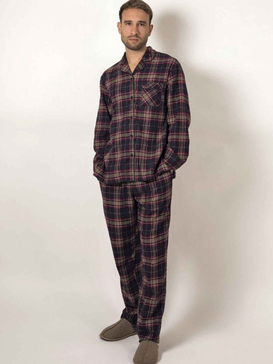 Pijama hombre camisero