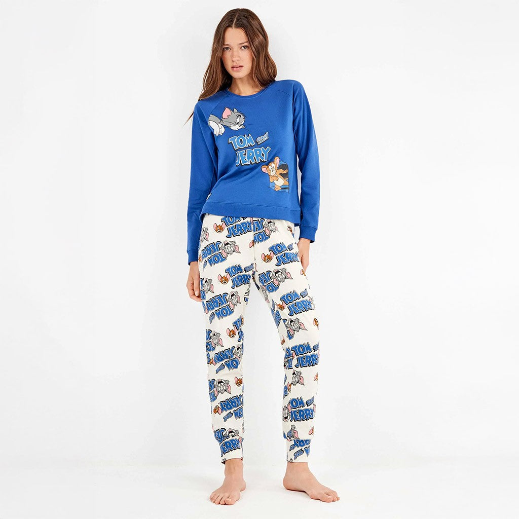 Pijama mujer estampado Tom y Jerry Gisela