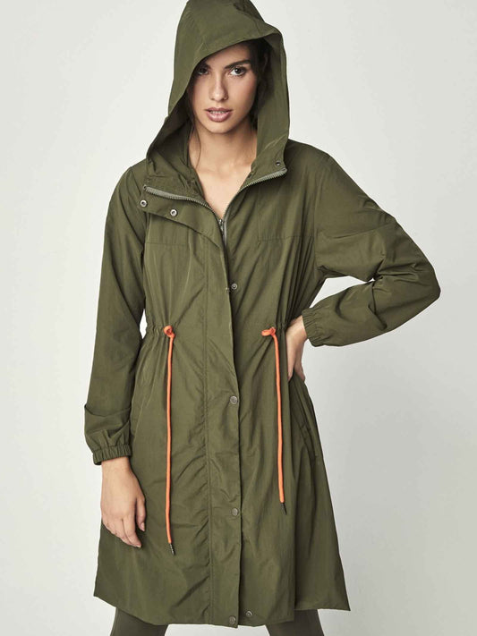 Chaqueta cortavientos larga By Pilar Rubio