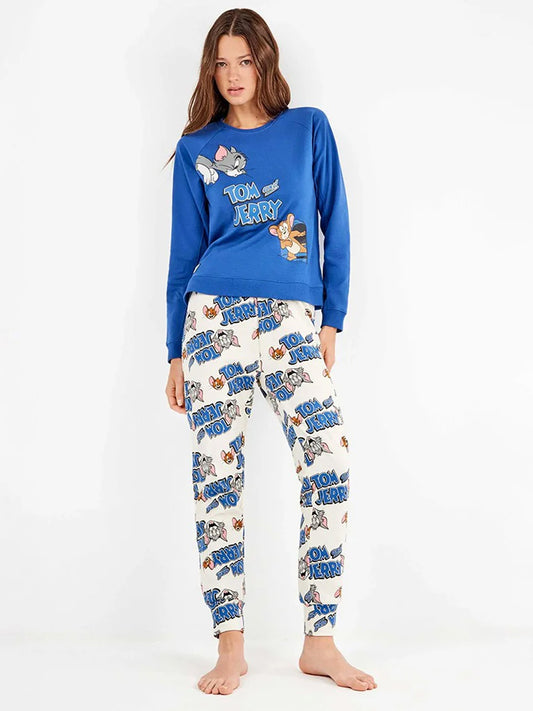 Pijama mujer estampado Tom y Jerry Gisela